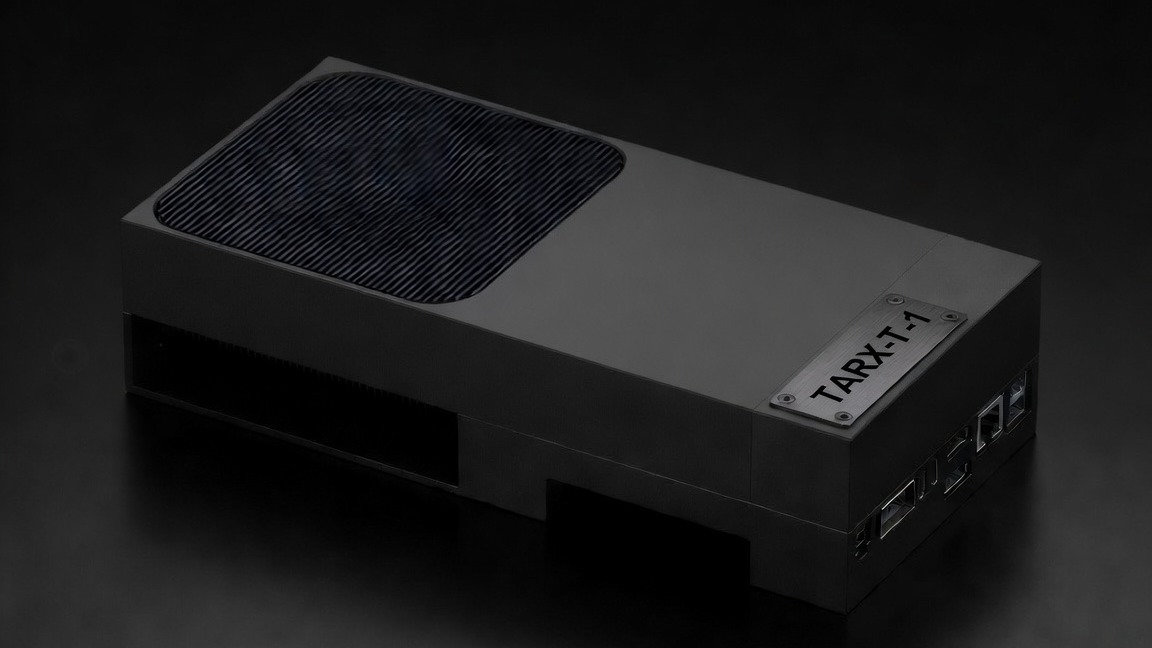 TARX T-1 Developer Bundle on the bench.